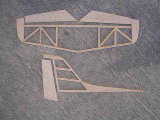 Built-up empennage.